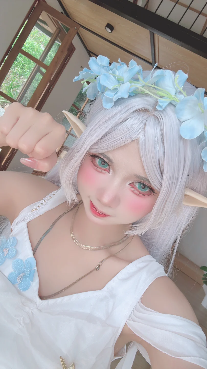 PoppaChan - Frieren Blue Valley Dress [78P,9V-1.34GB] tg@simisebaisi 【丝足阁】045.webp